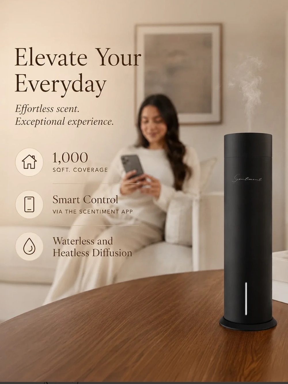 Scentiment Air 2 Waterless Scent Diffuser Home Fragrance Machine